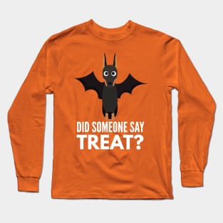 Doberman Halloween Trick or Treat Long Sleeve T-Shirt